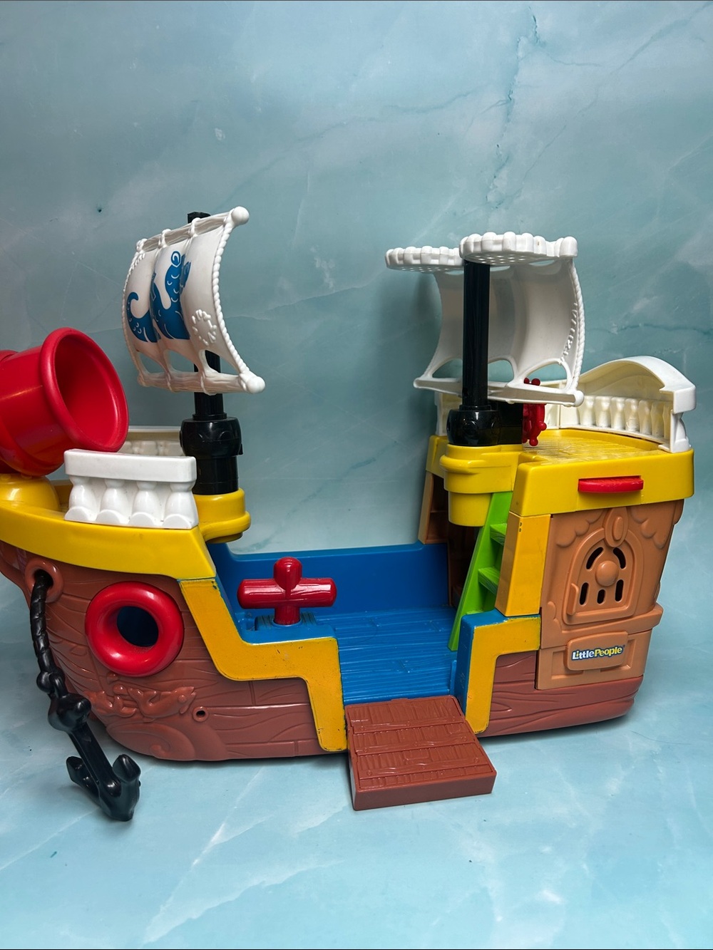 Fisher Price Little People LIL PIRATE SHIP Sound Not Works 2005 - Picture 2 of 6